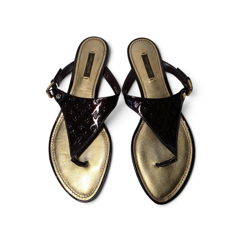 Louis Vuitton LV Monogram Patent Leather 40 sz